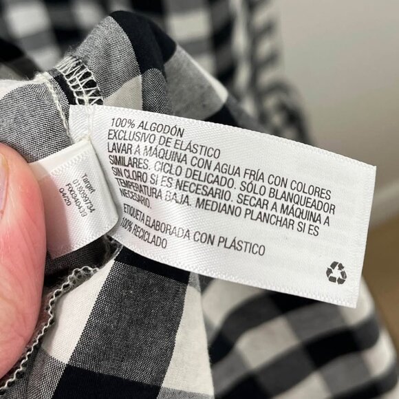 A New Day Buffalo Plaid Midi Sleeveless Dress with Smocked Waist [size M] - Picture 12 of 12